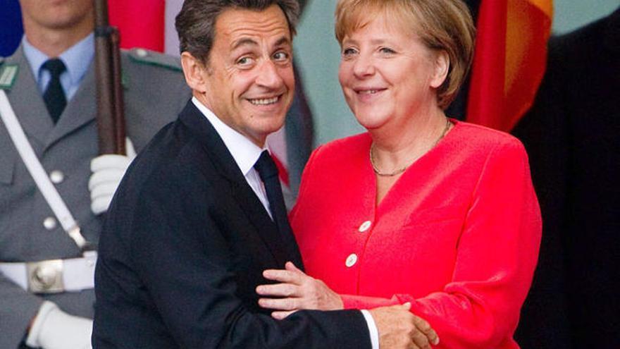 Sarkozy i Merkel van confirmar la seva bona sintonia.