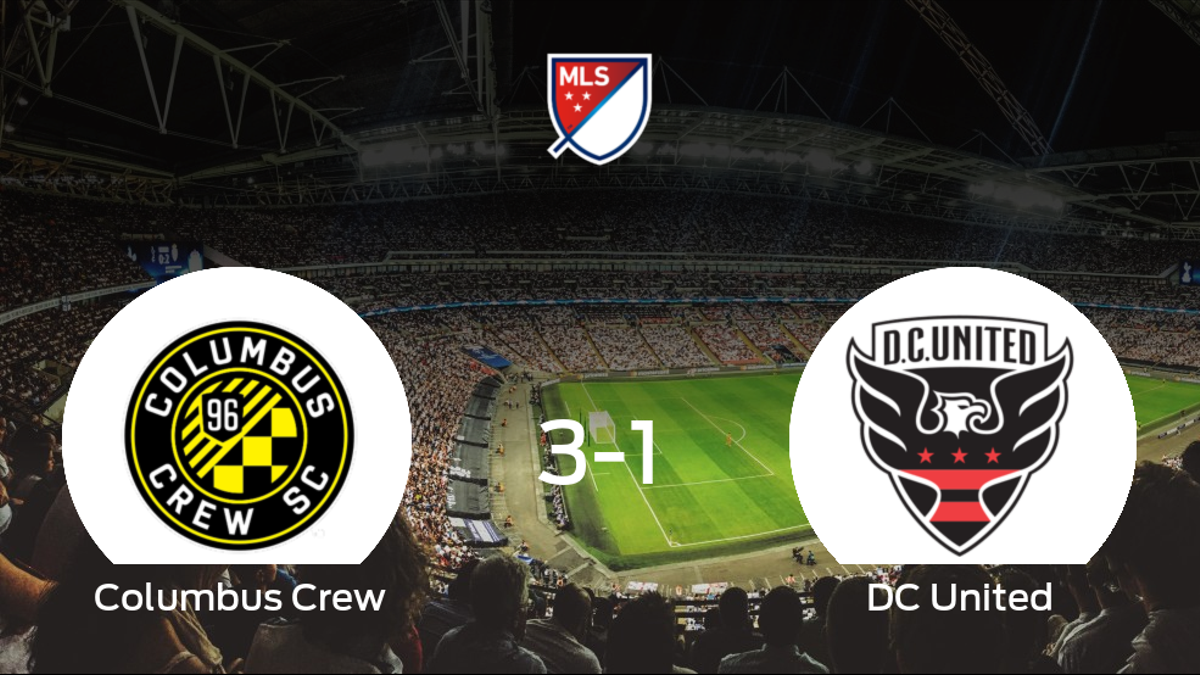 El Columbus Crew gana al DC United por 3-1