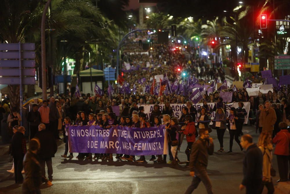 Manifestación del 8M en Alicante