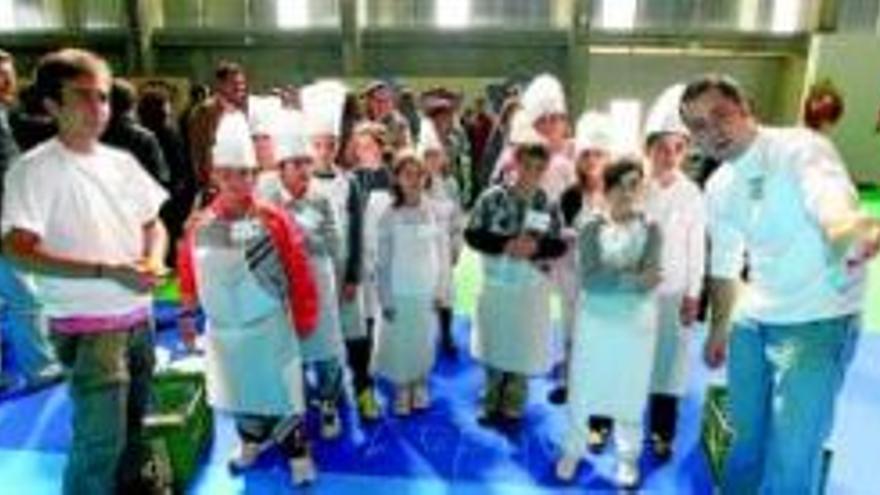 Cientos de niños asisten a los talleres de cocina