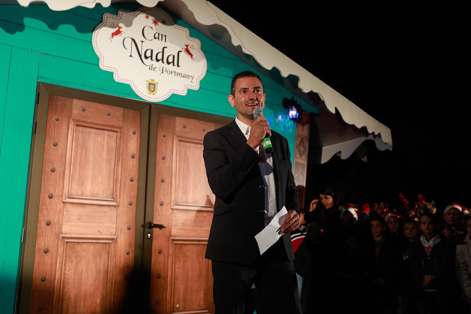 Encendido del alumbrado navideño en Sant Antoni