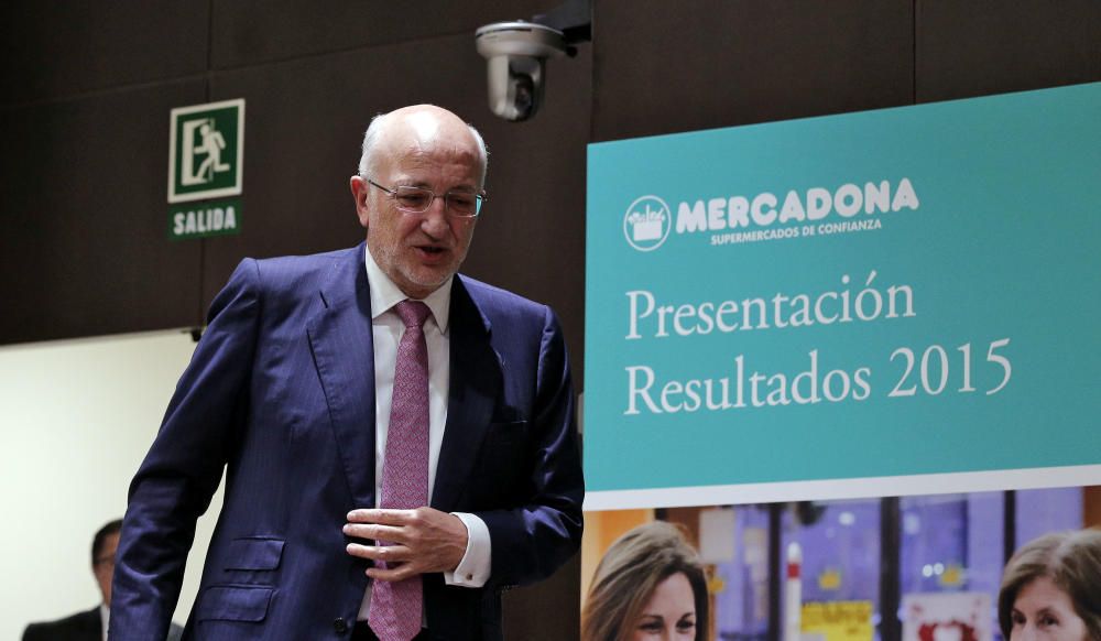 Mercadona presenta sus resultados de 2015