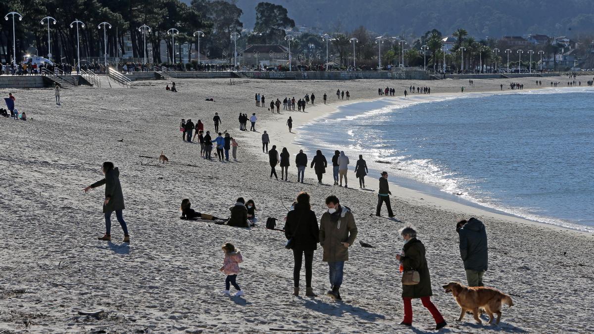 Vigo disfruta del día de Navidad al Sol