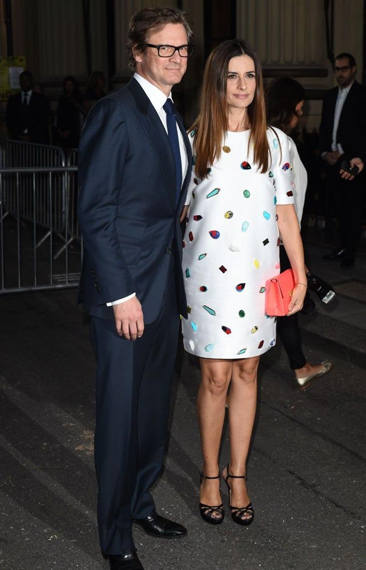 Colin Firth y su mujer Livia