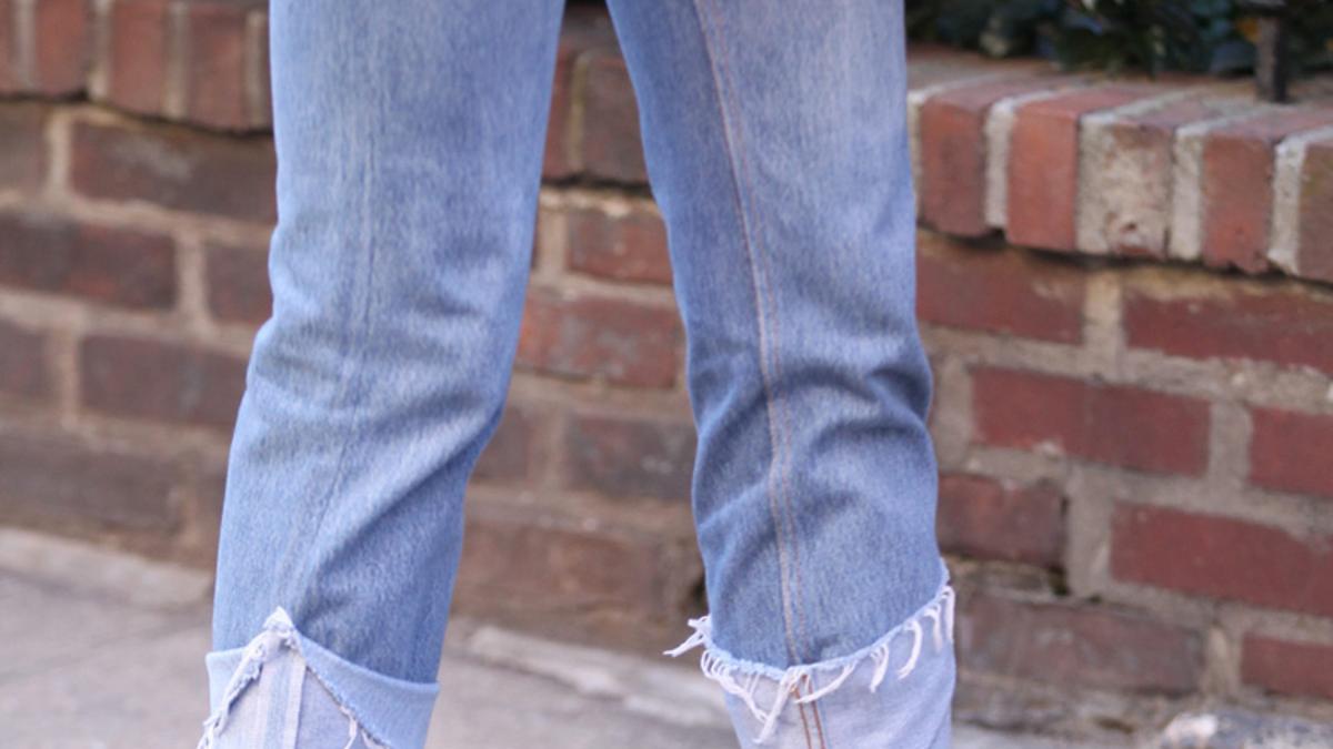 El look de Karlie Kloss: botines + jeans