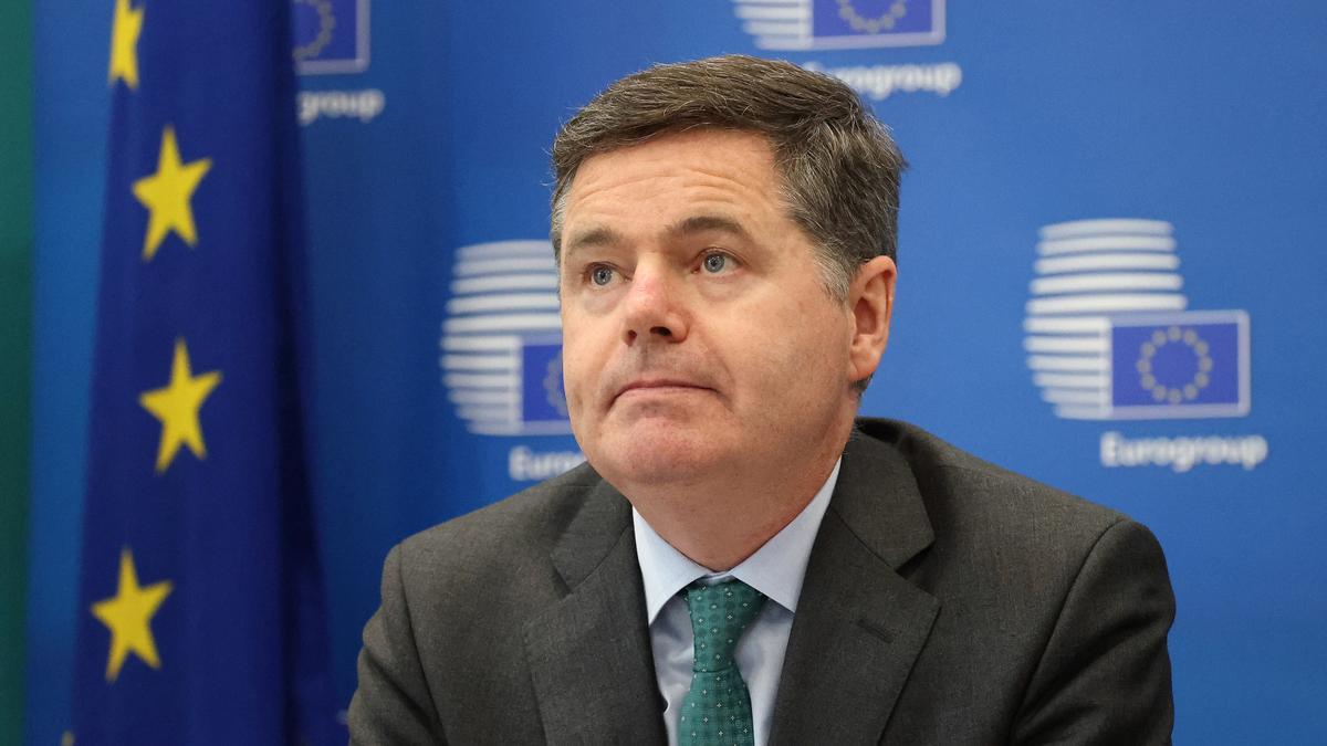 El presidente de la zona euro, Paschal Donohoe.