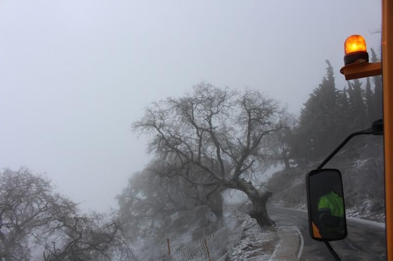 Nieve en la provincia de Córdoba