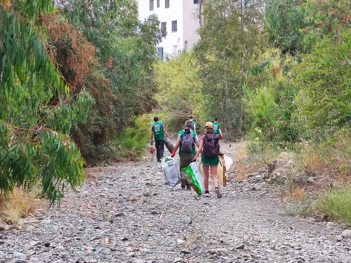 El cauce del arroyo Jaboneros, un paraíso con basuraleza.