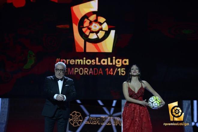 Elisa Mouliaà, protagonista de la gala de La Liga