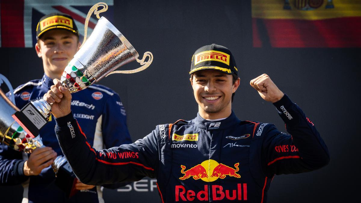 Pepe Martí celebrando el podio de Monza