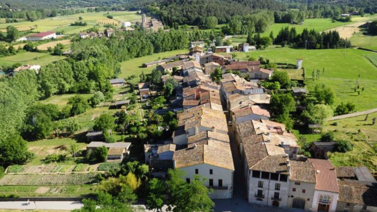 Vista aèria del municipi de Mieres, que en pocs anys l'Ajuntament ha tingut diversos secretaris.