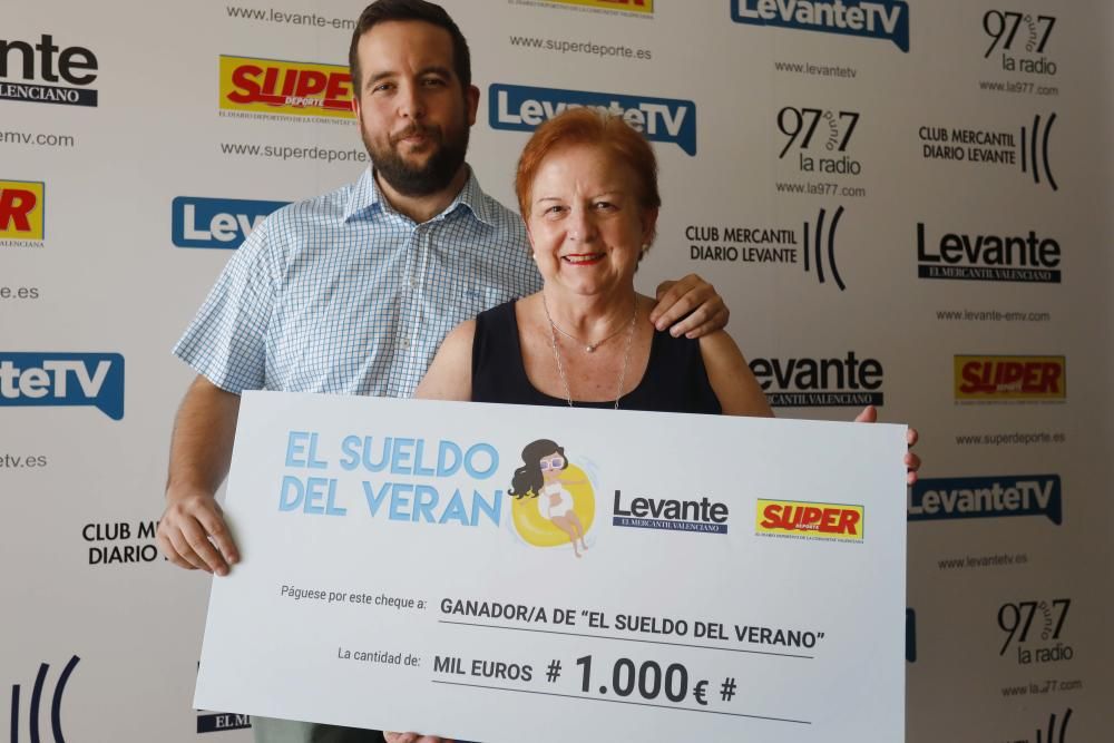 Premiados con el 'Sueldo del verano' de Levante-EMV