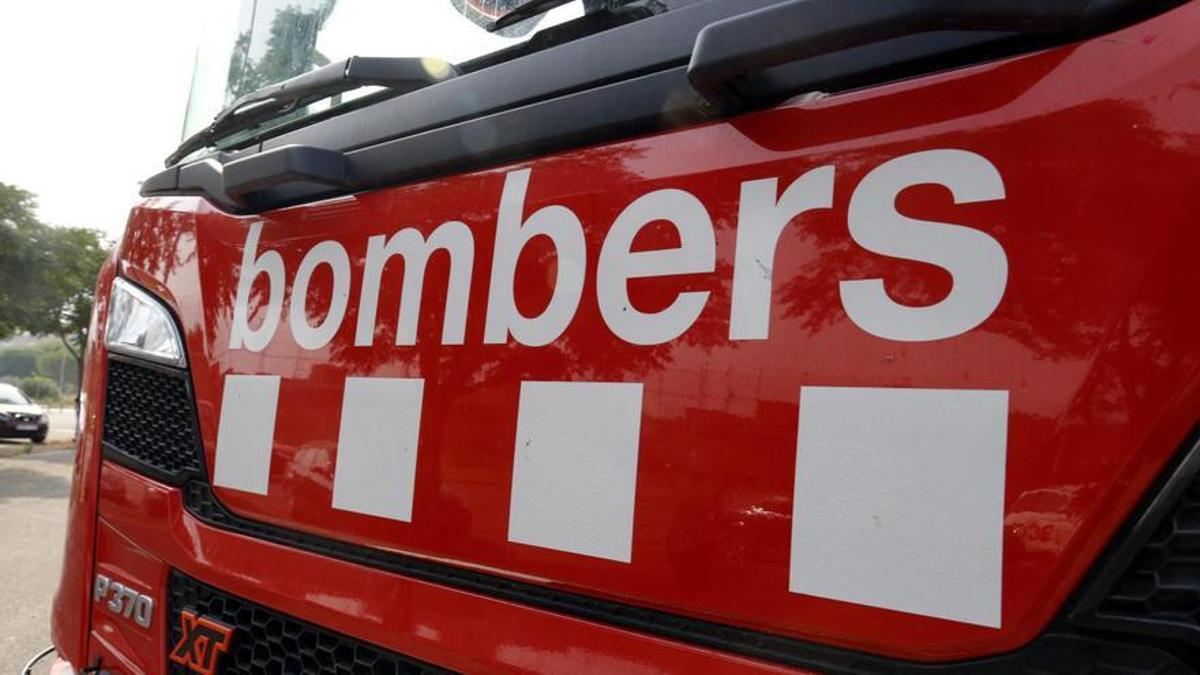 L'accident ha mobilitzat els Bombers fins al lloc