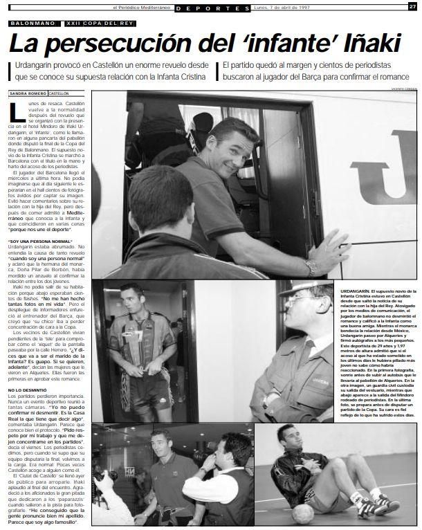 Página publicada en 'Mediterráneo' el 7 de abril de 1997.
