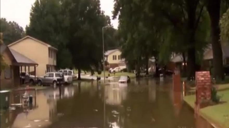 Fuertes inundaciones en el sureste de Estados Unidos