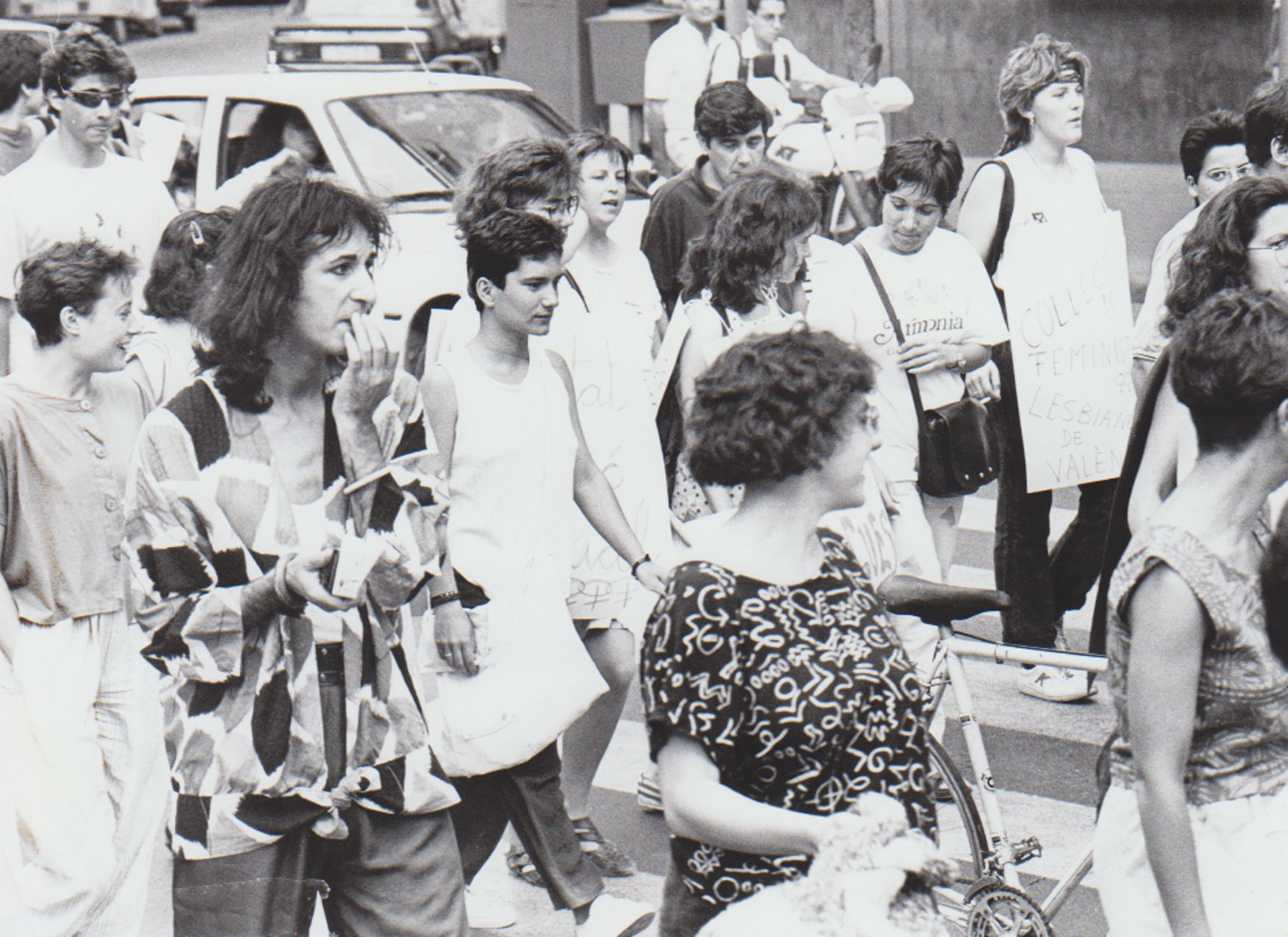 Manifestación de gais y lesbianas en 1988