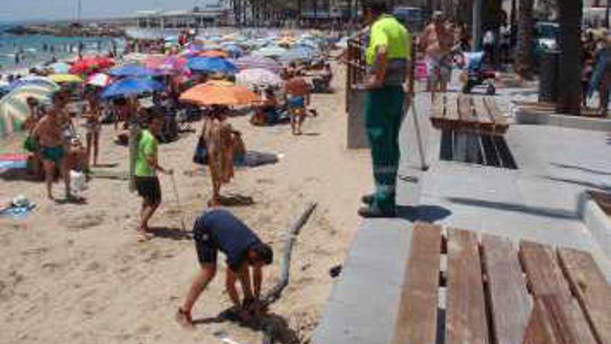 &quot;Primer aviso&quot; de los bañistas