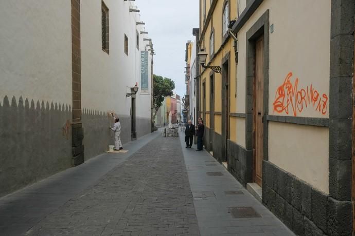 10-05-18. LAS PALMAS DE GRAN CANARIA.  PINTADAS ...