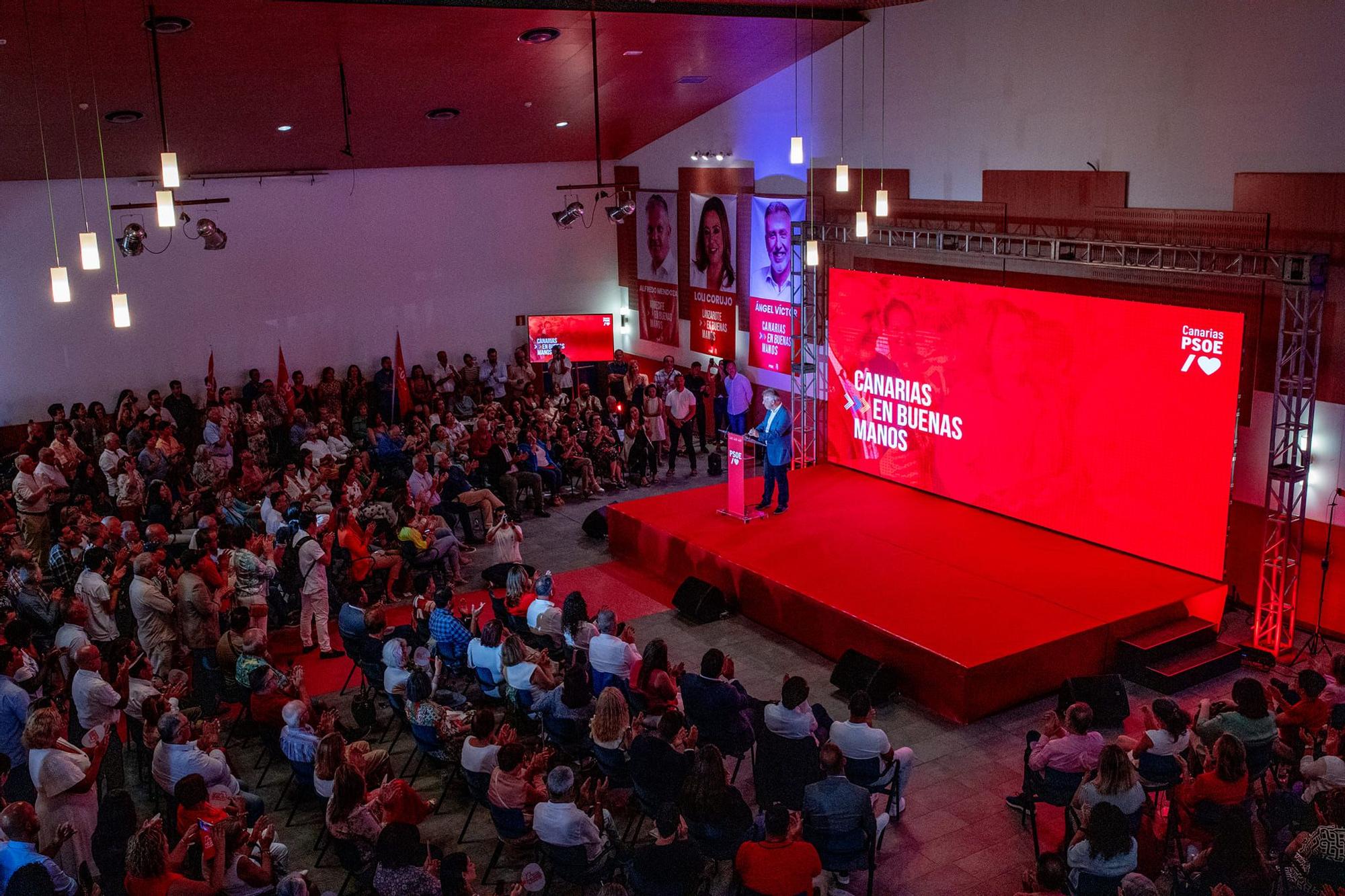 El PSOE de Lanzarote presenta sus candidaturas al Cabildo y al Ayuntamiento de Arrecife