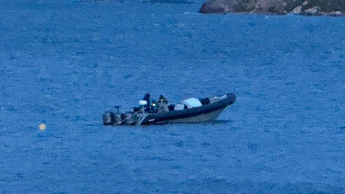 Narcolancha captada en la zona de Águilas.