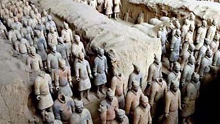 Descubiertos guerreros adolescentes en el Ejército de Terracota