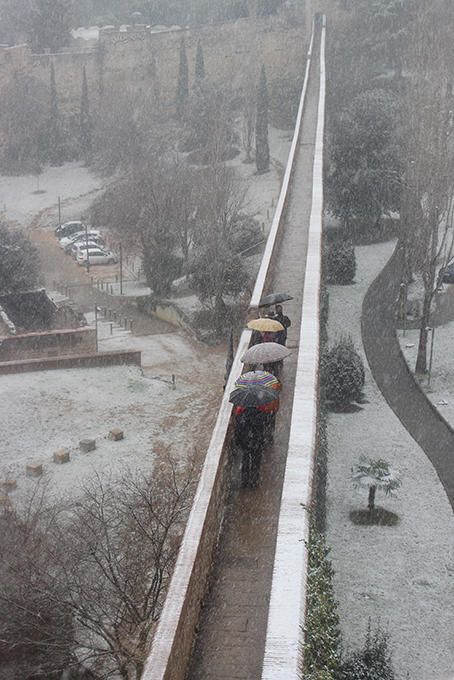 Nevada a Girona.