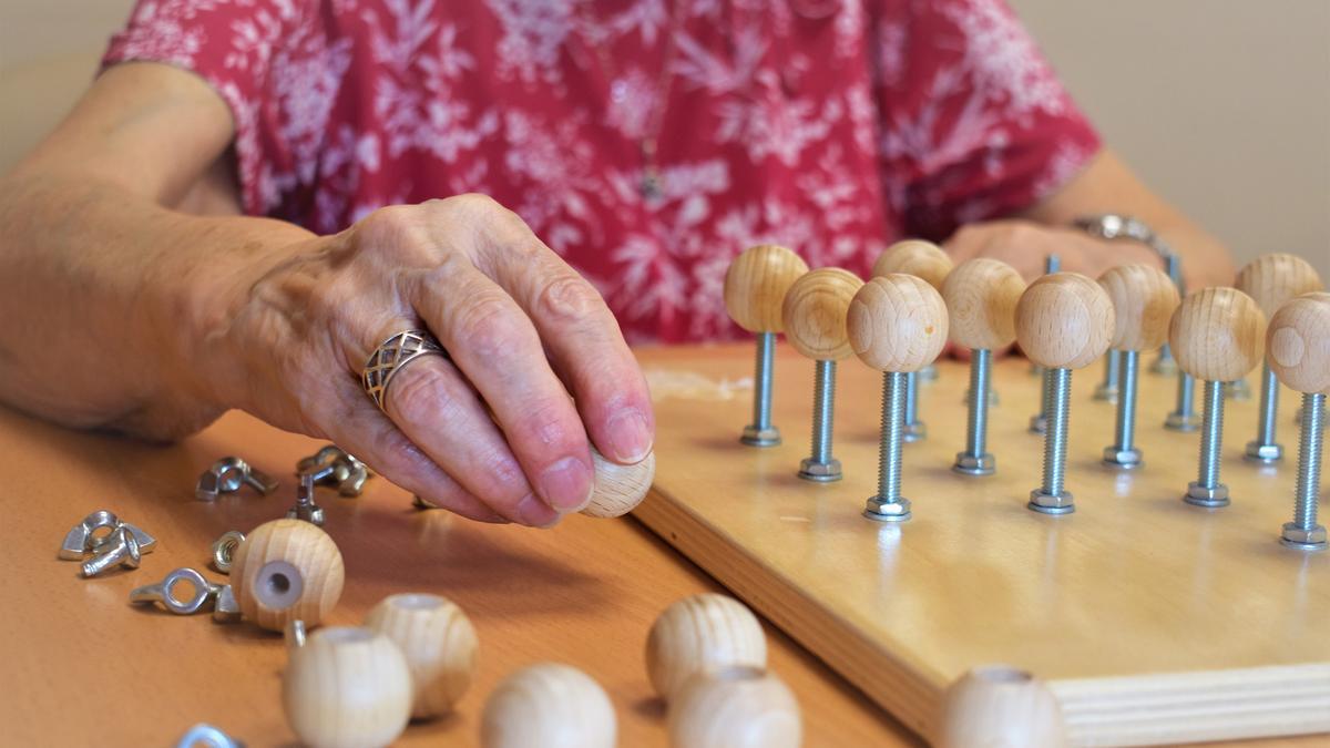 Ballesol es referente en programas de estimulación sensorial (EMS) para personas con demencia avanzada.