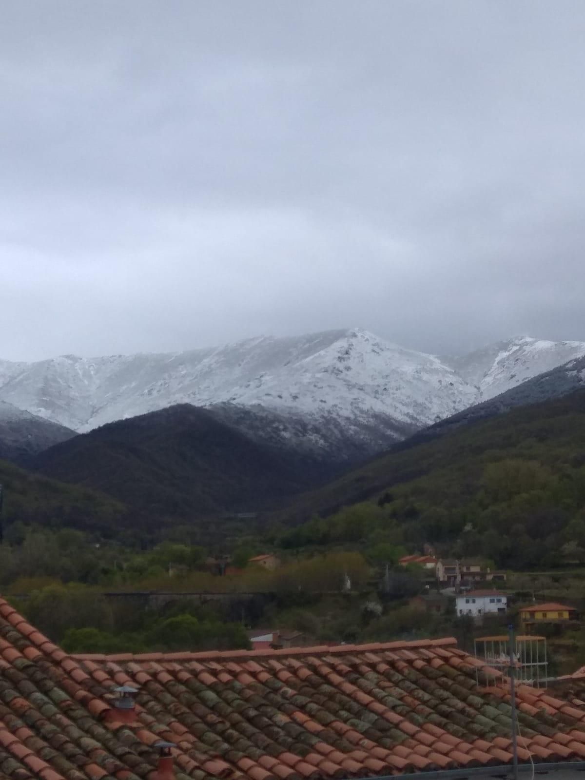 La nieve de primavera en Extremadura
