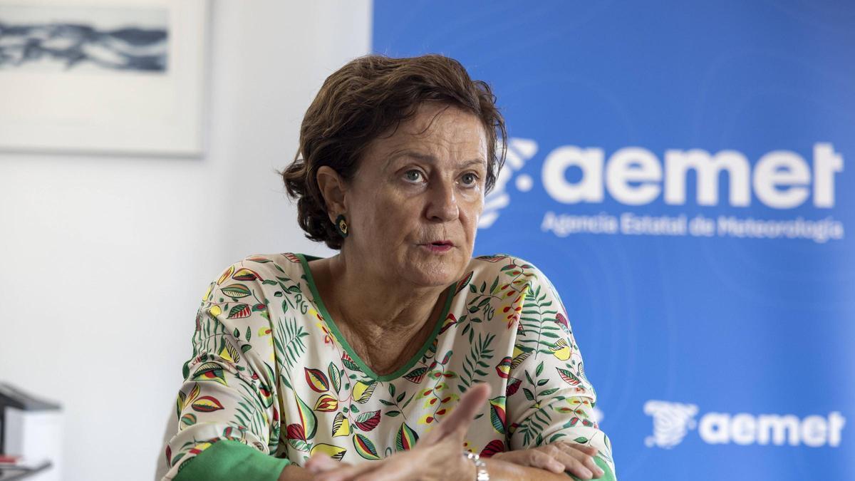 María José Guerrero, directora del centro Aemet de Balears.