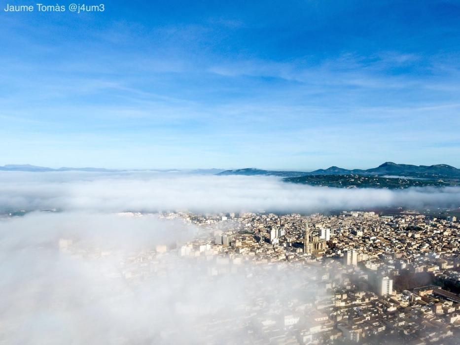 La niebla cubre Mallorca y no se irá hasta mañana