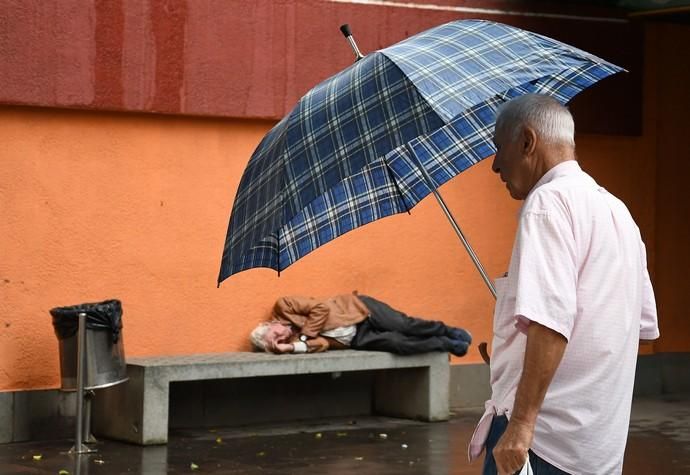 18/10/2018 TELDE. Lluvia en Telde, San Gregorio ...