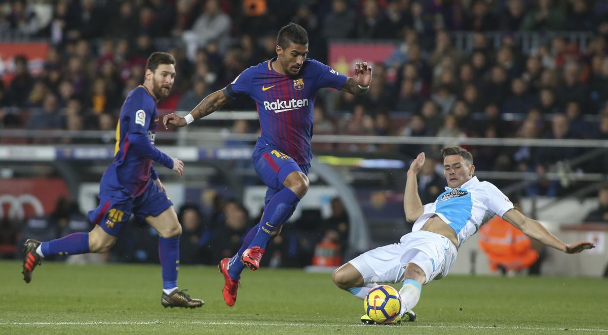 Paulinho y Messi coincidieron en el Barça de Valverde