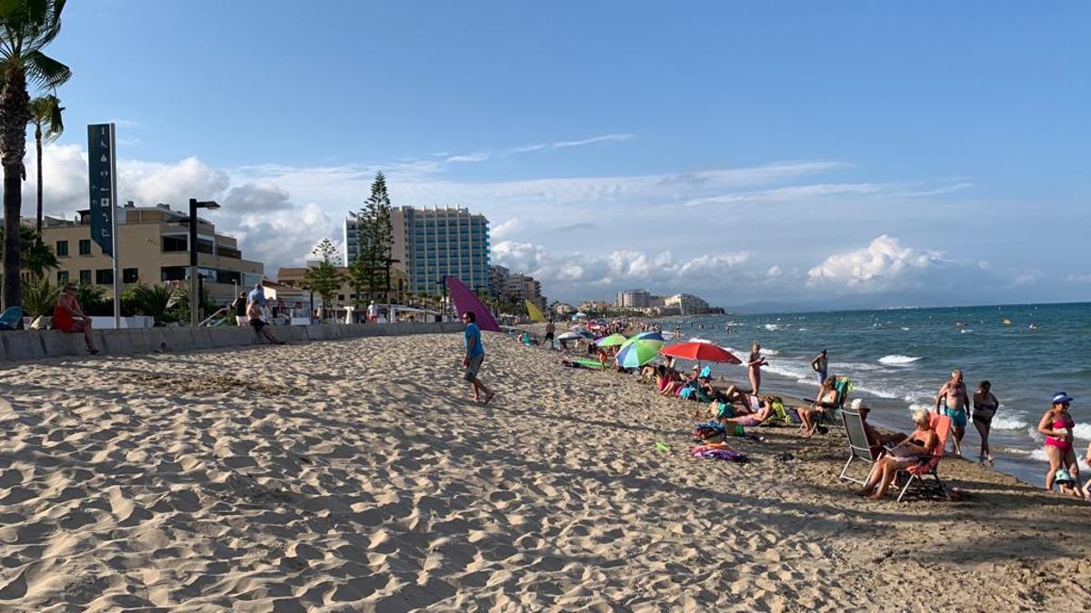 Otra foto del estado actual de la playa Morro de Gos.
