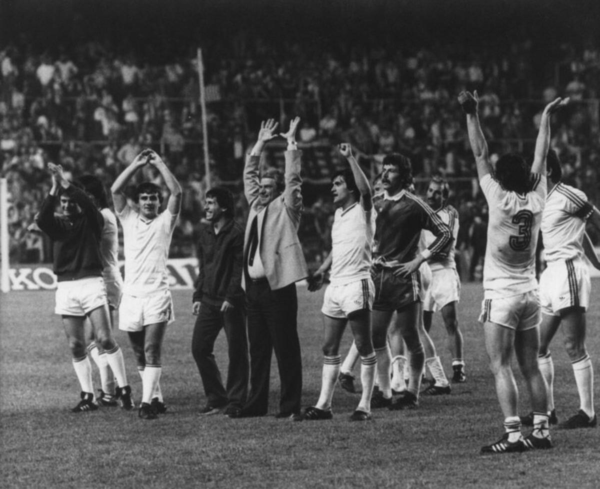 El Steaua celebró a lo grande aquel éxito