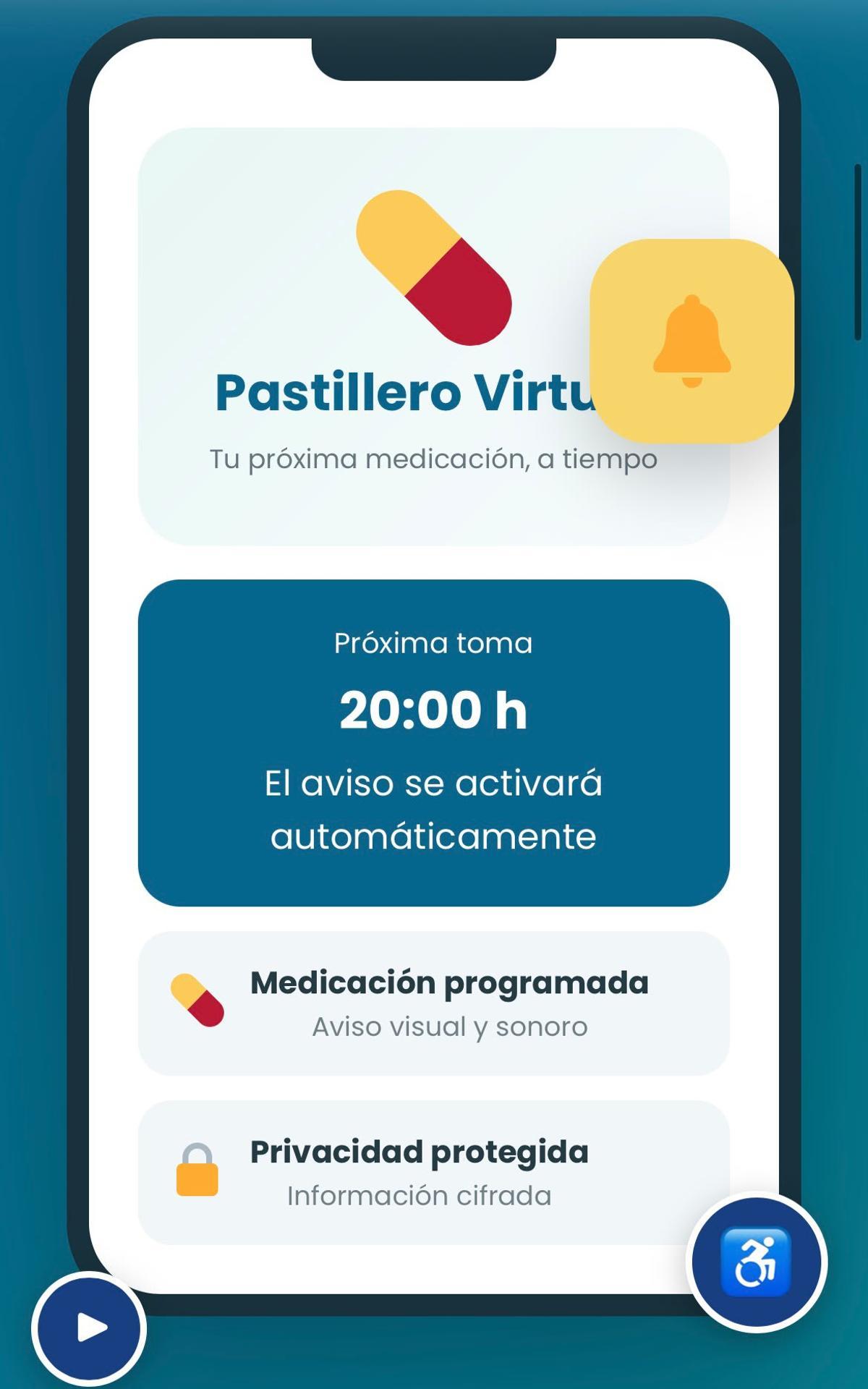 Diseño de la pantalla de inicio de la aplicación