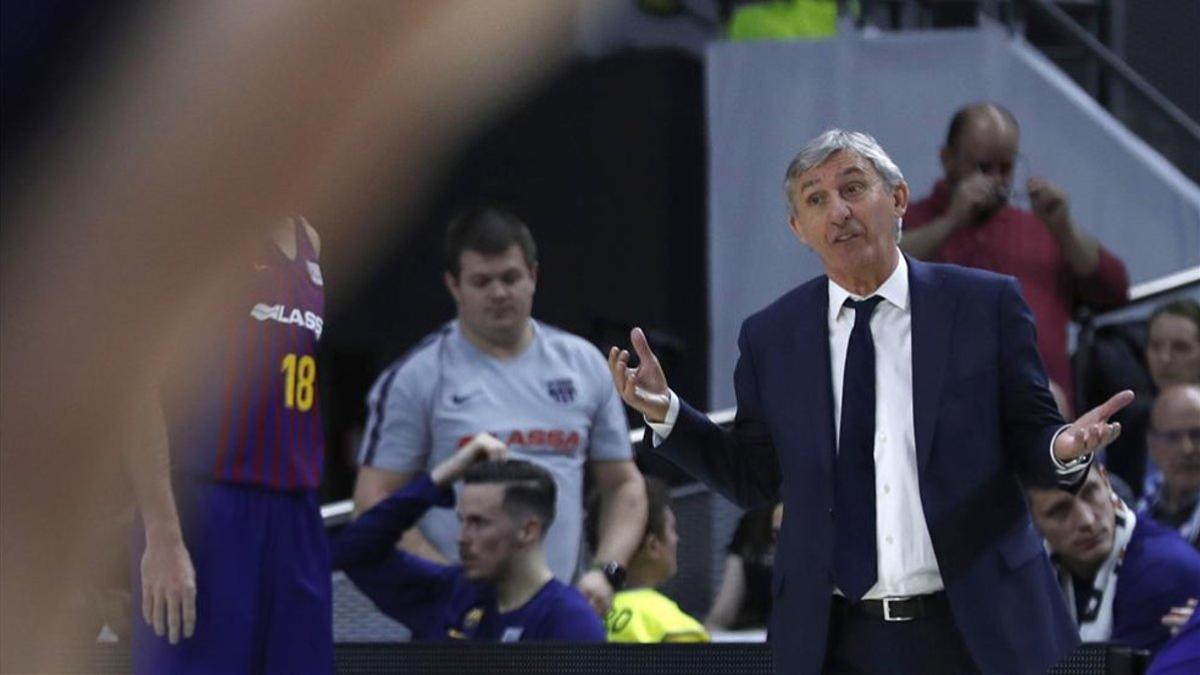 Pesic, en el partido ante el Madrid del domingo