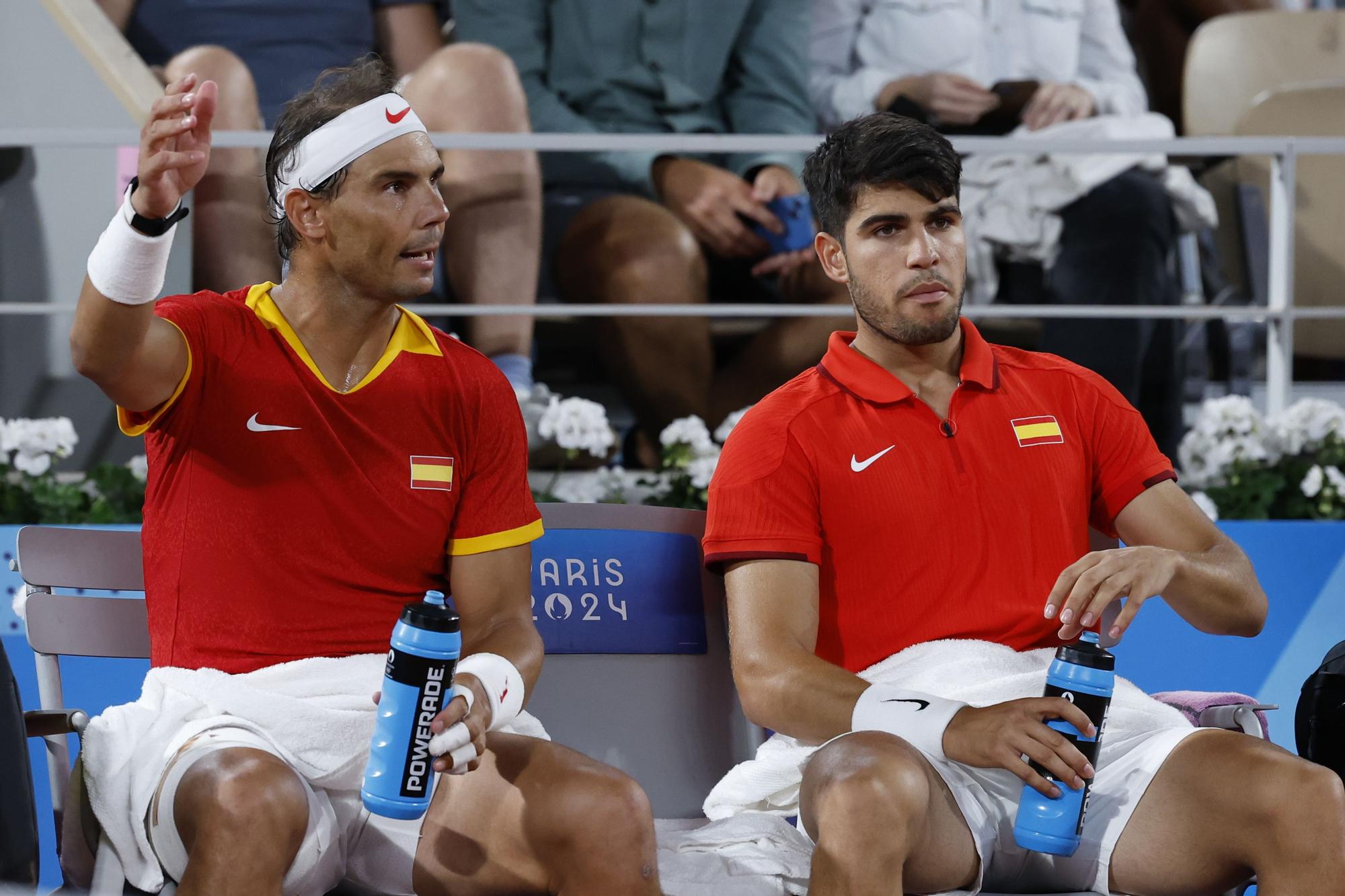 Rafael Nadal y Carlos Alcaraz vs González y Molteni