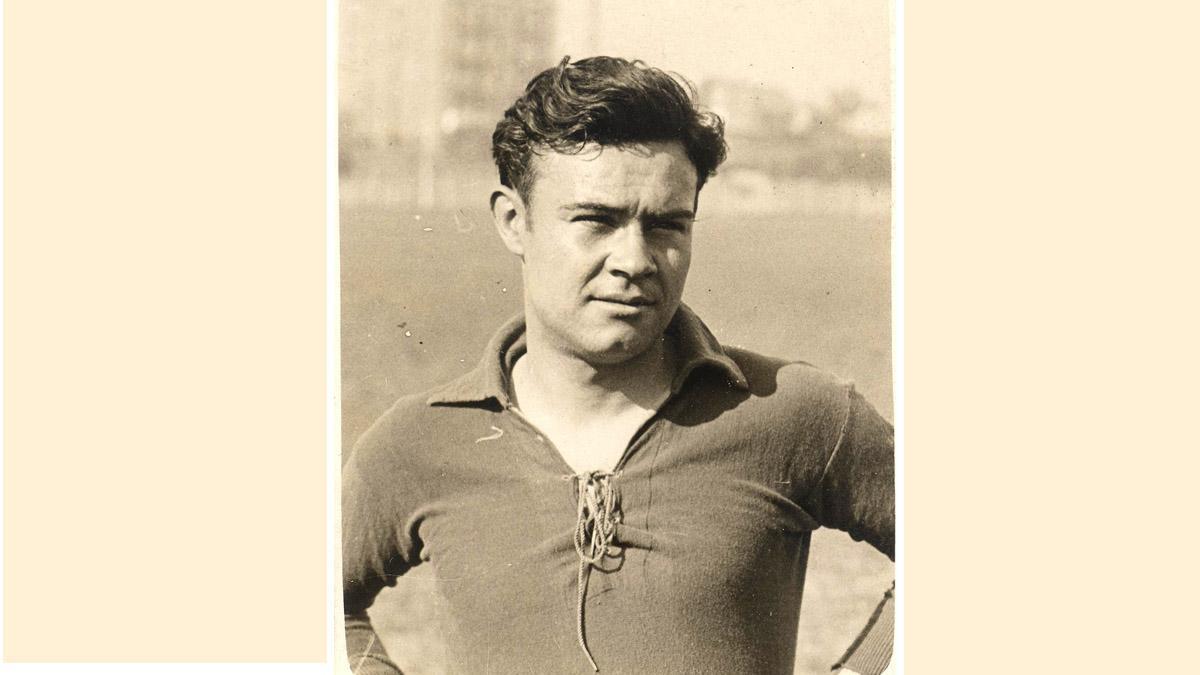 Una imagen de Pepe Planas de azulgrana. Jugó 134 partidos oficiales y anotó 18 goles, la gran mayoría de penalti y golpe franco. Fue un especialista en estas acciones a balón parado