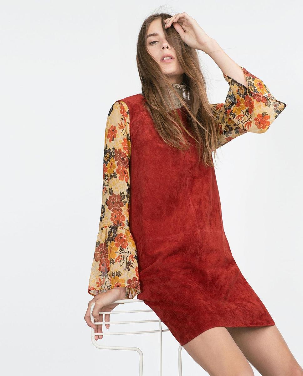 Vestido de ante, Zara