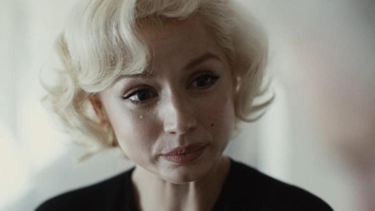 Ana de Armas en la película 'Blonde'.