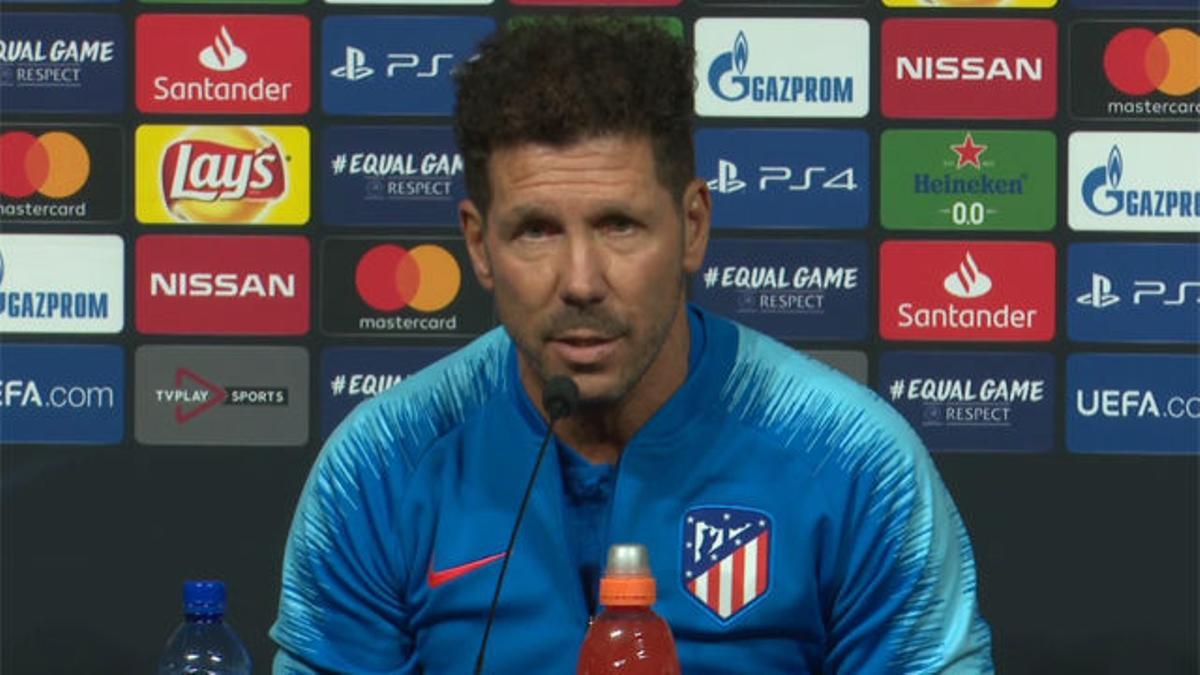 Simeone: Las expectativas son buenas y nos van a exigir