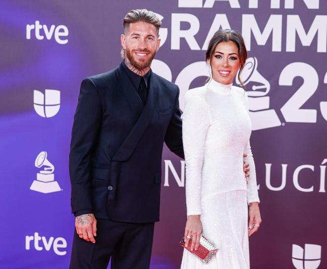 SERGIO RAMOS Y SU HERMANA EN LOS LATIN GRAMMY 2023