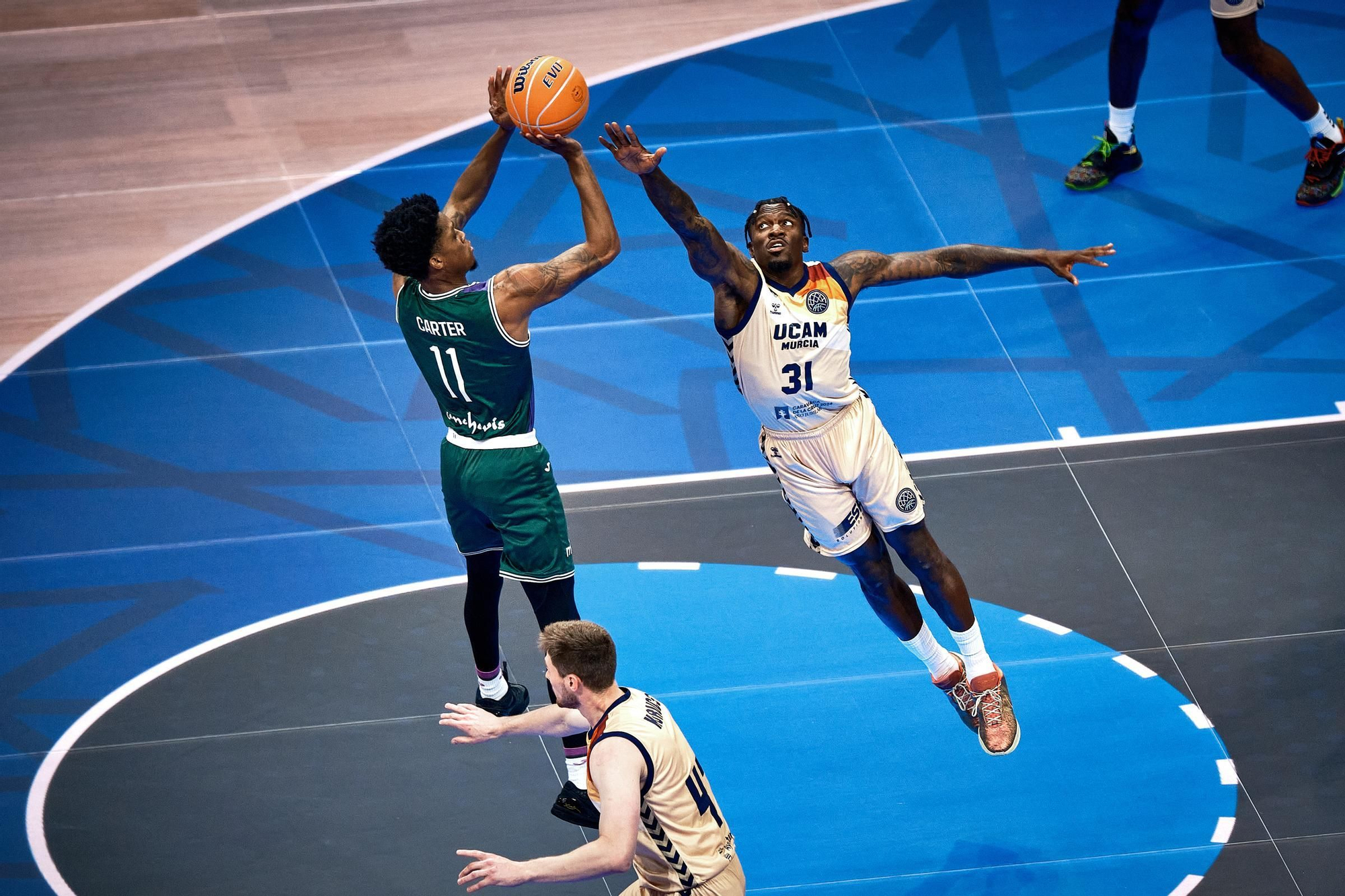 El UCAM Murcia - Unicaja de la Final Four de la BCL, en fotos