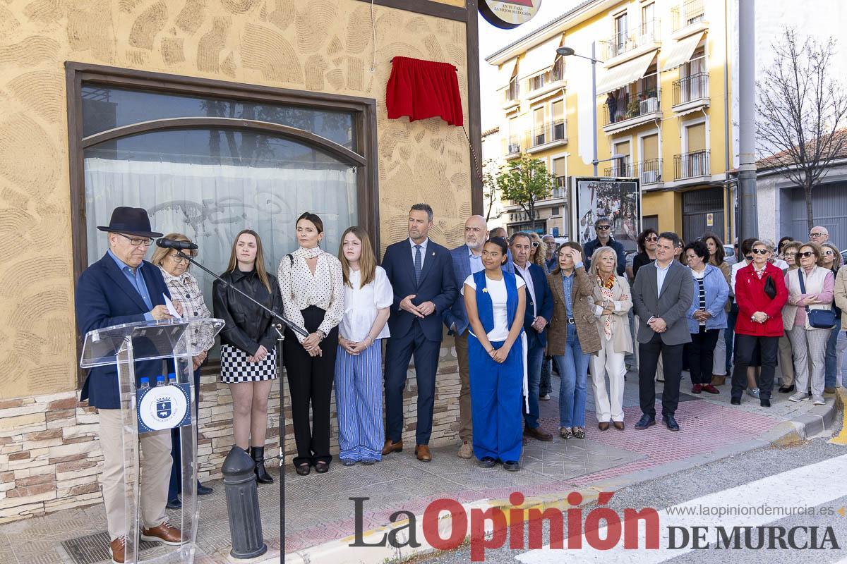 Caravaca dedica una calle a José Antonio Martínez Meca Caravaca dedica una calle a José Antonio Martínez Meca