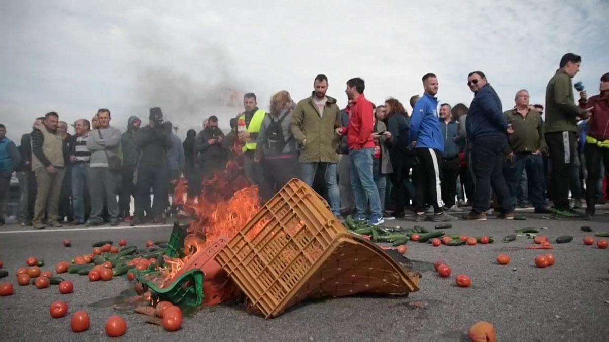 Los agricultores almerienses reclaman precios justos y controles