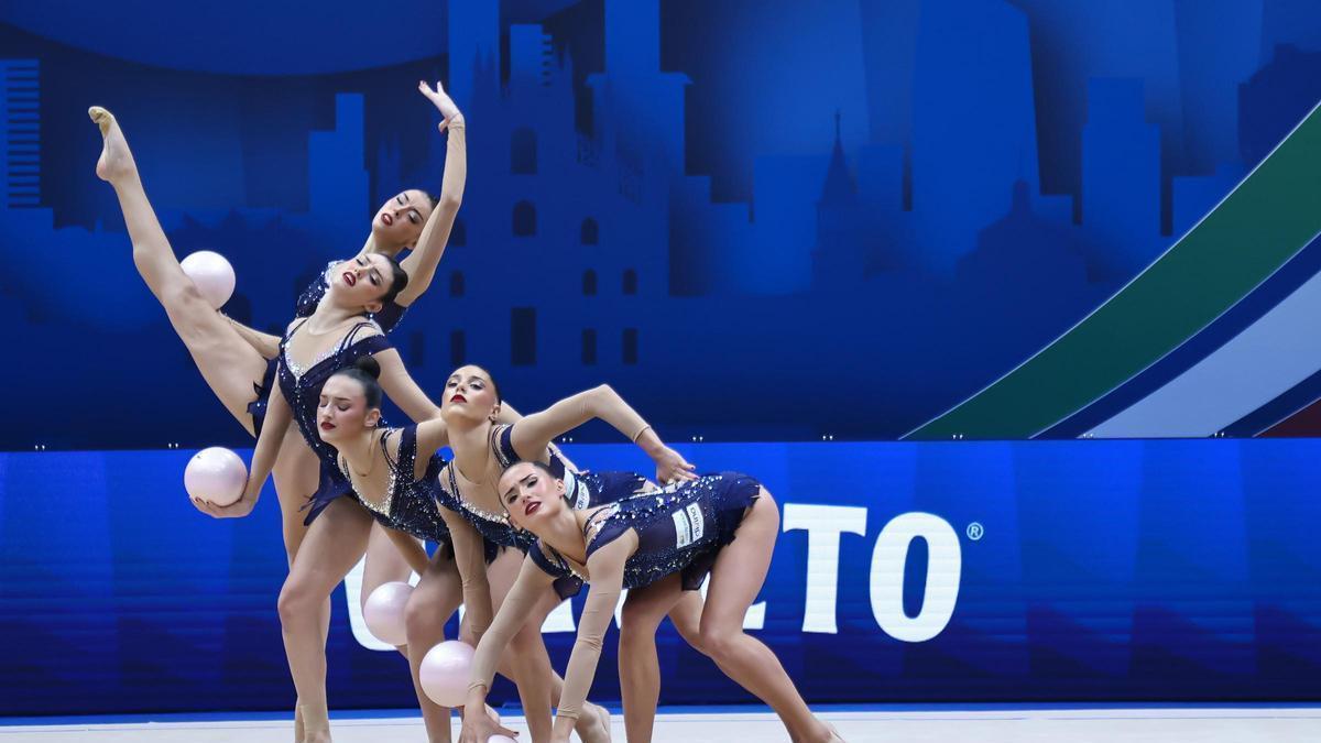 España, campeona del mundo de gimnasia rítmica