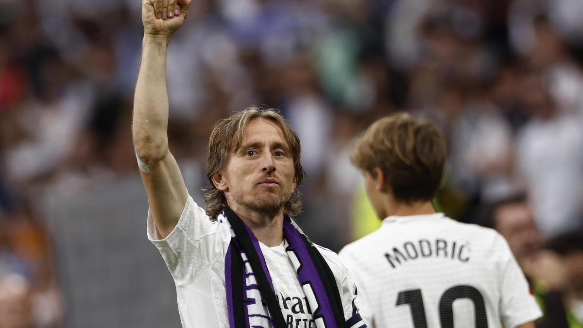 Modric y Ancelotti, un adiós de leyenda