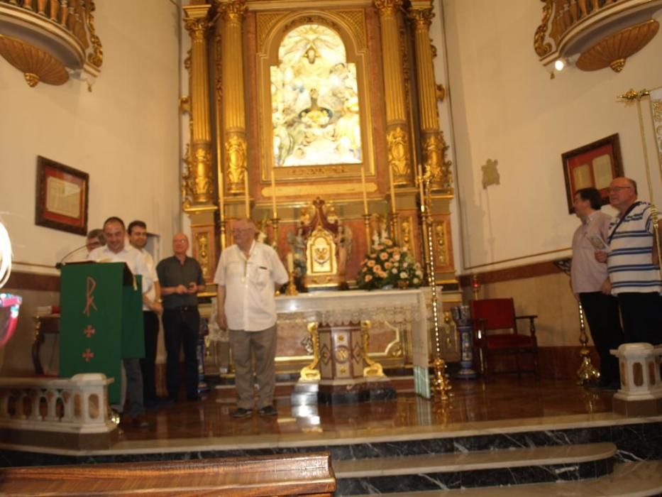 Acto de concesión a Cardona de la Medalla d’Or de la Confraria de la Mare de Déu de la Vallirana.