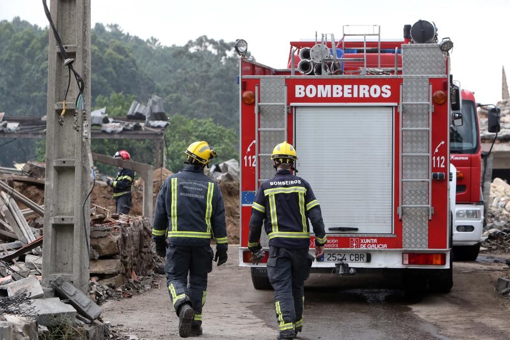 Explosión en Tui, Pontevedra | Así amanece la zona cero