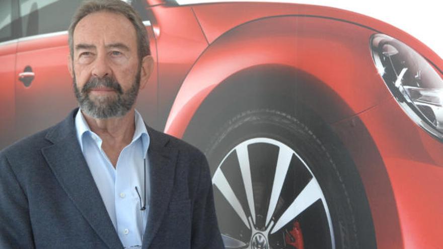 Sergio Alonso Reyes, fotografiado en las instalaciones de la empresa Domingo Alonso en la capital grancanaria.